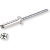 Spreizblindnieten Flachrundkopf 4,8 x 30 Alu/Stahl